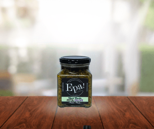 Herb Garlic Feta Olive Paste