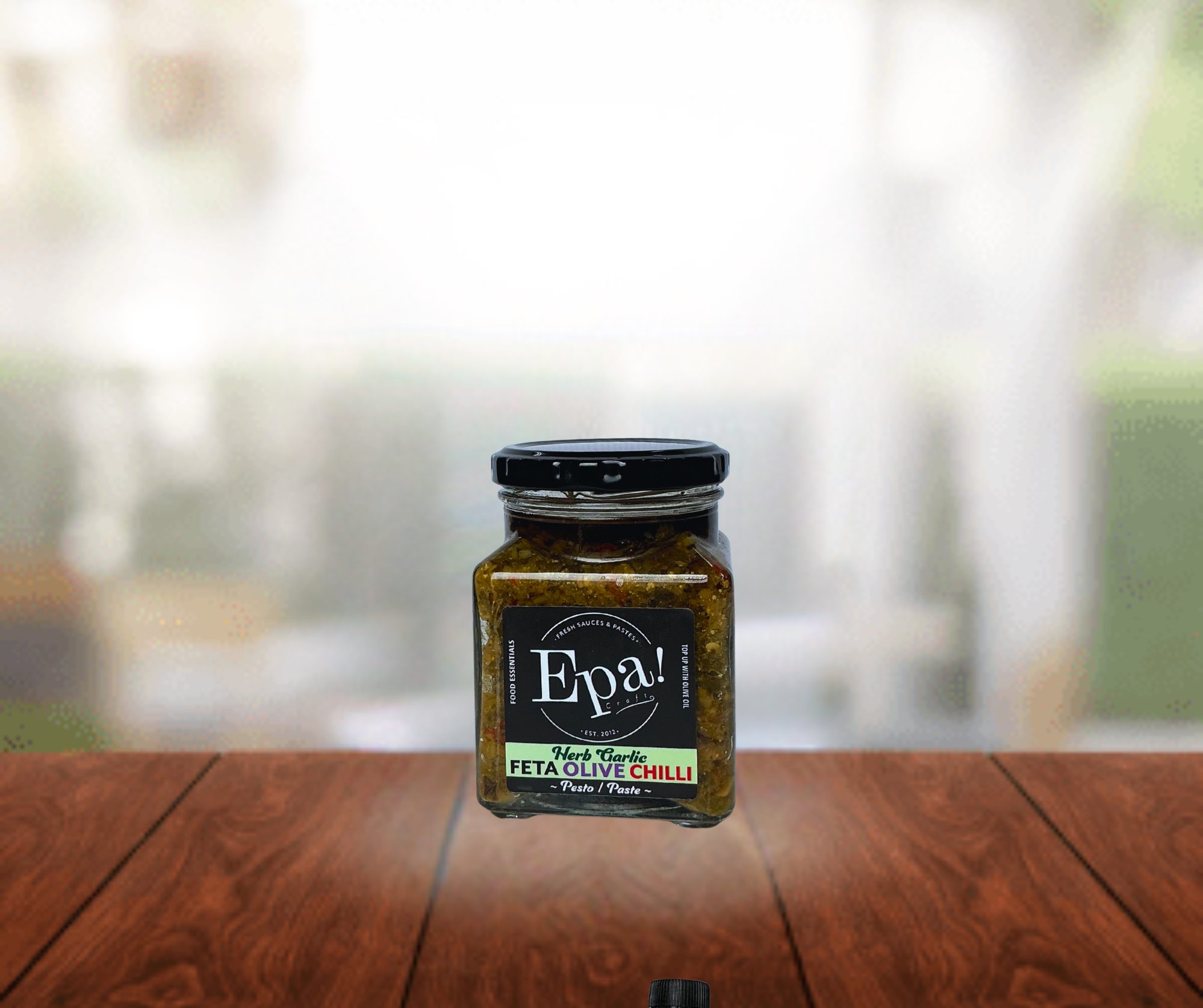 Herb Garlic Feta Olive Chilli Paste